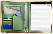 Leather Padfolio, Travel Organizer Pouch, Business Folio Organizer, Tablet Organizer Pouch, A4 Notepad Binder, Resume Binder Folder, A4 Document Folder, Legal Pad Padfolio, Padfolio for Men