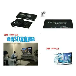 HDMI 分配器 1進4出 相容 HDCP 一進四出 HDMI 1080P 圓剛 C875 GC530 C985錄MOD