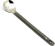 TOAKS Titanium Long Handle Spoon with Polished Bowl