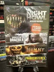 NIGHT HOWL CLASSIC MONSTER 4 PACK (DVD 2020) BRAND NEW! - NOT RATED - HORROR