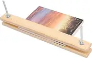 UKQRRTC Book Press Kit, Wood Book Binding Tool, Easy to Use and Portable, Effective Bookbinding Press Kit for DIY Crafts (L)