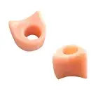 2pcs Toe Straightener Soft Relieve Pain Silicone Gel Toe Separator Silicone
