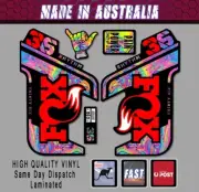 FOX RHYTHM 36 STYLE Fork Decals Stickers red /OIL /black Laminated MTB ENDURO