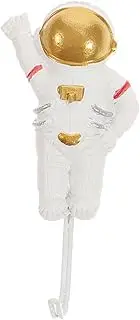 NUOBESTY Adhesive Wall Hooks Astronaut Coat Hooks Versatile Use for Hanging Coats Towels Keys Wall Hangers Easy to Install Decorative for Home