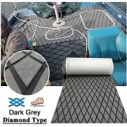 Dark Grey EVA Foam Boat Decking Marine Boat Flooring Mats 70x190cm Diamond Type