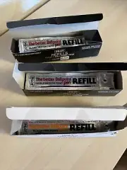 Pilot BP-S Ballpoint Pen Refills, 6 BLK MED, 7 BLK FINE, 12 PURPLE MED =26 Total
