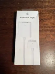 APPLE Genuine 30-Pin To VGA ADAPTER Connector iPAD iPOD iPHONE TV Monitor