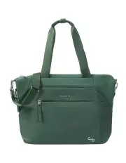 [Hedgren] Kicho Horizontal Tote Bag in Dark Green
