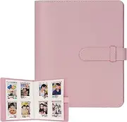 RHCOM 256 Pockets Photo Album Compatible with Instax Mini 11/Mini 9/Mini 8/Mini/90 Mini 25/Polaroid Snap PIC-300/HP Sprocket/Kodak Mini 3-Inch Film. (Pink)