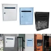 Outside Wall Mount Mailbox with Key Lock Heavy Duty