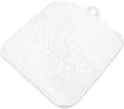 Beaupretty Suction Cup Shower Foot Scrubber Mat Transparent Foot Massager for Exfoliating Cleaning Non Slip Design with Suction Cups for Easy Use Bathtub Shower