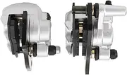 Pair of Front Brake Caliper, Universal Left Right Stable Performance Accurate Control Heat Dissipation 5B4 2580T 01 00 Replacement for Rhino 450 660 700