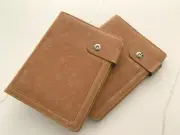 Refillable Notebook Refillable Journal Refillable Portfolio w Pockets Button