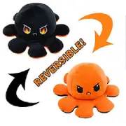 Cute Octopus Reversible Plush Double-sided Flip Octopus Soft Toys Mood Octopus Plush Stuffed Animals Doll Gifts For Kids Girls Boys