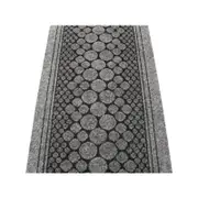 Ideal DIY 67cm Grey Circles Liverpool Carpet Runner
