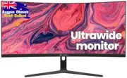 30" Ultrawide Curved Monitor 21:9, 99% sRGB, 100Hz, HDMI/DP, Freesync, Black
