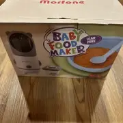 Baby Food Processor Maker With Glass Containers Tray Spoon Bib & Feeder Pacifier
