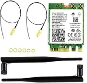 Waveshare AC8265 Wireless NIC Module for Jetson Nano Jetson Orin Nano/NX,Supports 2.4GHz / 5GHz Dual Band WiFi