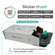 Monptit Self-Cleaning Slicker Brush for Dogs & Cats - Grooming & Shedding Tool