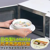 在飛比找蝦皮購物優惠-【日本製】SANADA微波防燙托盤 隔熱墊 雙耳 隔熱墊 鍋