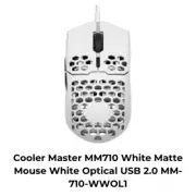 Cooler Master MM710 White Matte Mouse White Optical USB 2.0 MM-710-WWOL1