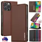 For iPhone 16 15 14 Plus 13 12 Mini 11 Pro Max SE 8 7 Case Wallet Leather Cover
