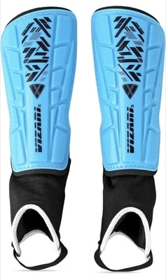 Vizari Malaga Soccer Shin Guards – Kids Large, Lightweight Protective Guards