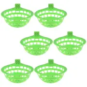 6pcs Small Parrot Nesting Box Breeding Plastic Hatching Tool Bird Nests