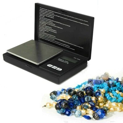 Portable 1000g×0.1g jewelry gold coin gold and silver digital precision scale
