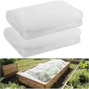 2 Pack 2 * 3m Garden Netting - Ultra Fine Mesh Plant Covers to Keep Small Animals Pest Out, Bird Barrier Screen for Protecting Vegetables Fruits Flowers Raised Beds
