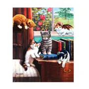 SunsOut Playtime in the Study Jigsaw Puzzle 1000 Pieces (SUN13342)