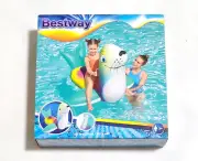 Bestway 41479 Flash 'N' Splash Colourful Seal Inflatable Animal Ride On Float