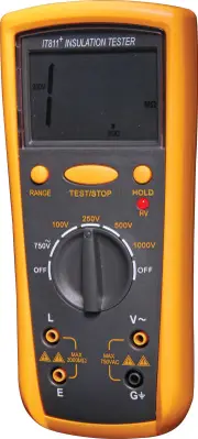 1000V 8 Range Alligator Clip Lead Adaptor Digital Insulation Tester