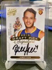 2014 Honours AFL James AISH Draft Pick Signature Auto