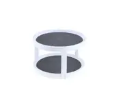 Spice Rack Jar Holder Tray 360¡ã Turntable W/ 2 Layers Kitchen Storage Rack Round