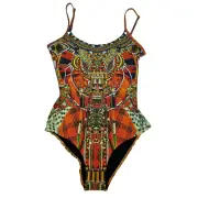 Camilla Tartan Trance One Piece Swimsuit Size 10 /US 6 NWT Check mate Swim