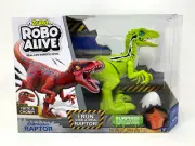 Zuru Robo Alive RAMPAGING RAPTOR Robotic Pet & Glow in Dark Bonus Slime Egg