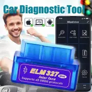 Car Bluetooth OBD2 Scanner Code Reader Automotive Detect Tool OBDII ELM 327