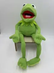 Kermit the Frog Plush Bendable Arms Legs 16 Inches Disney Just Play 14110
