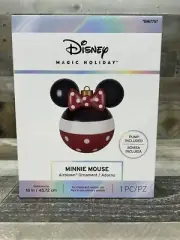 Disney Minnie Mouse 18”Airblown Inflatable Ornament Magic Holiday