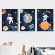 [Namly Design] Posters - Space and Astronauts / Set of 3