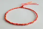 MIX of RED ORANGE YELLOW String BRACELET BOHO SURFER STYLE