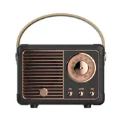 Retro Bluetooth Speaker Innovative Radio Retro Portable Mini Wireless Bluetooth Speaker black