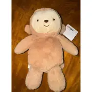 NWT! Carters Child of Mine 9" Brown Monkey Lovey Plush Stuffed Animal Rattle