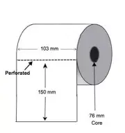 Barcode Labels 100 x 150MM 76MM CORE Thermal Printer 617282 Box of 3 Rolls
