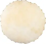 VICASKY Leather Drum Covers Sheepskin Drum Head Leather Percussion Parts Replacement Accessories Easy Cleaning Sound Random Style