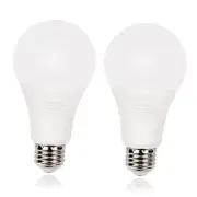 Radar Motion Sensor Light Bulb, 2 Pack 15W (100W Equivalent) Daylight 5000k A21