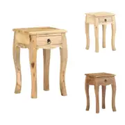 Bedside Tables Drawers Side Table Nightstand Storage Cabinet Solid Wood vidaXL