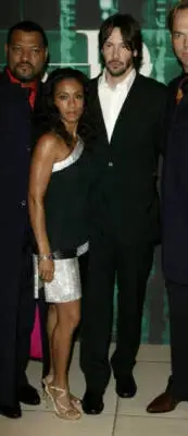 Keanu Reeves Laurence Fishburne Hugo Weaving Jada Pinkett at premi- Old Photo