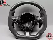 Aston Martin Vantage DB11 DBS Gray Ring Alcantara Matte Carbon Steering Wheel v1